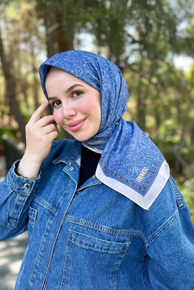 Fresh Cotton Scarf - Mono Shawl Design  0021