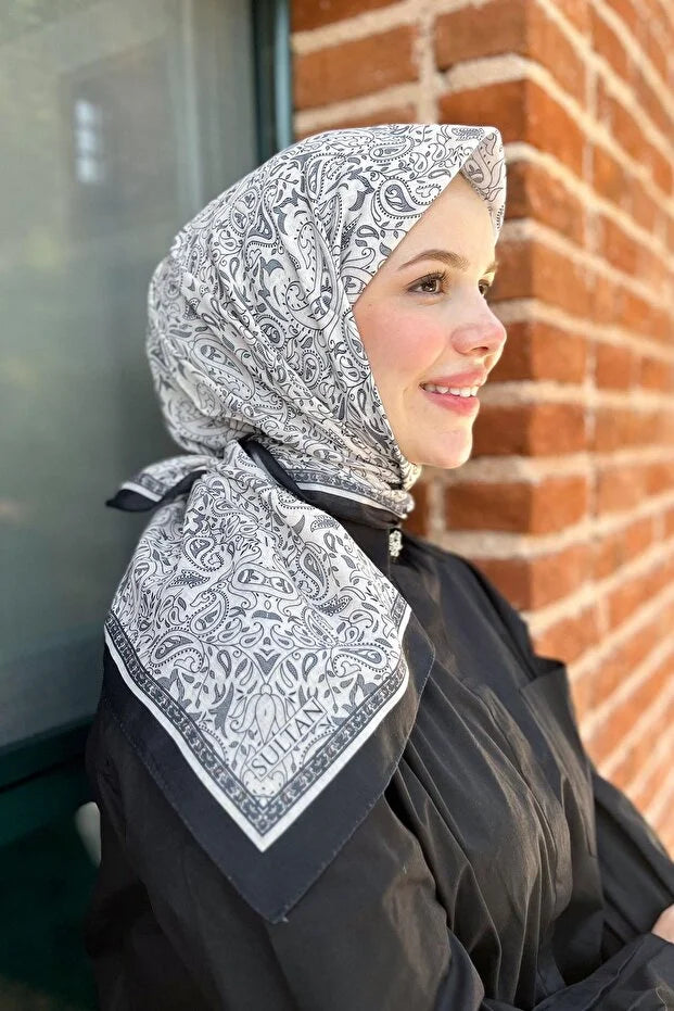 Fresh Cotton Scarf - Mono Shawl Design 0022