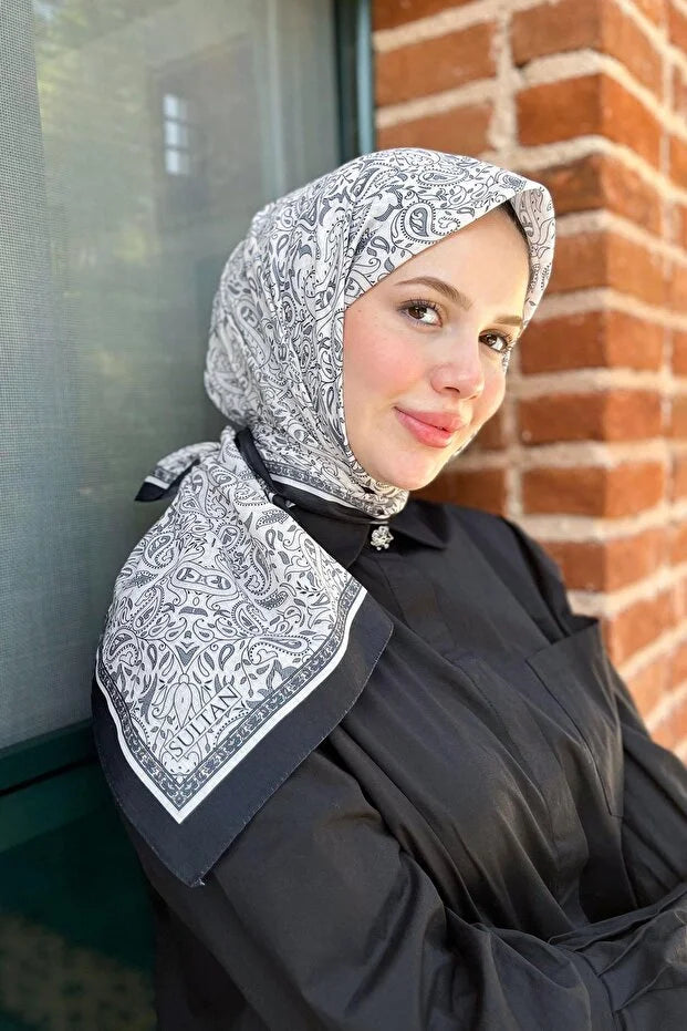 Fresh Cotton Scarf - Mono Shawl Design 0022