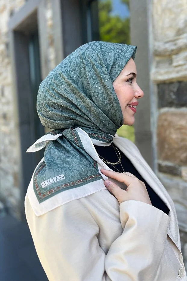 Fresh Cotton Scarf - Mono Shawl Design 0023