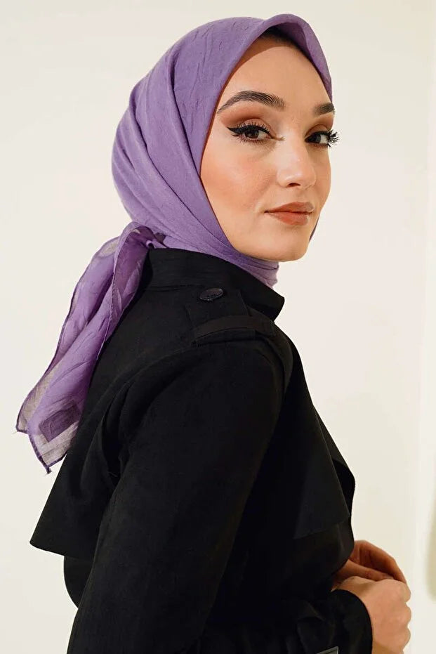Lilac Premium Bamboo Crotch Scarf 059