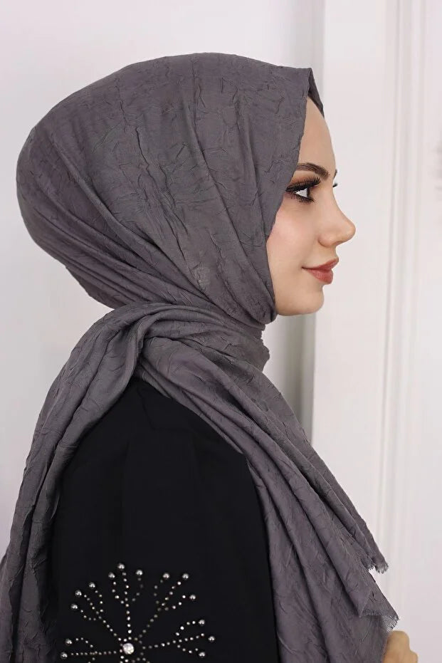 Women's Bamboo Scarf Shawl Smoked 64