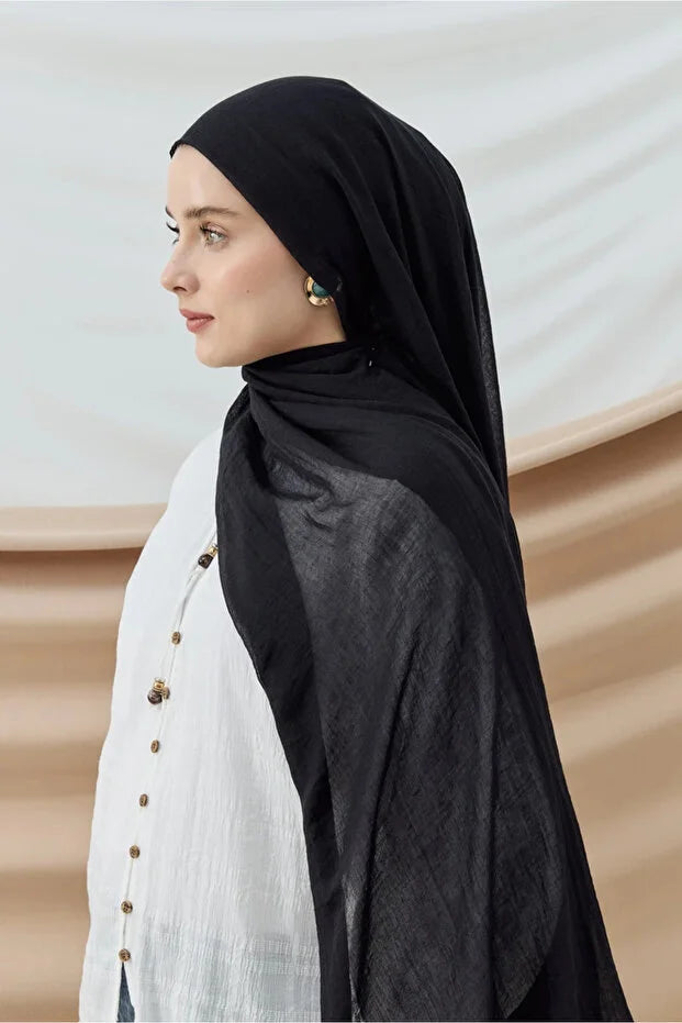 Aya Series Shawl-Black 91
