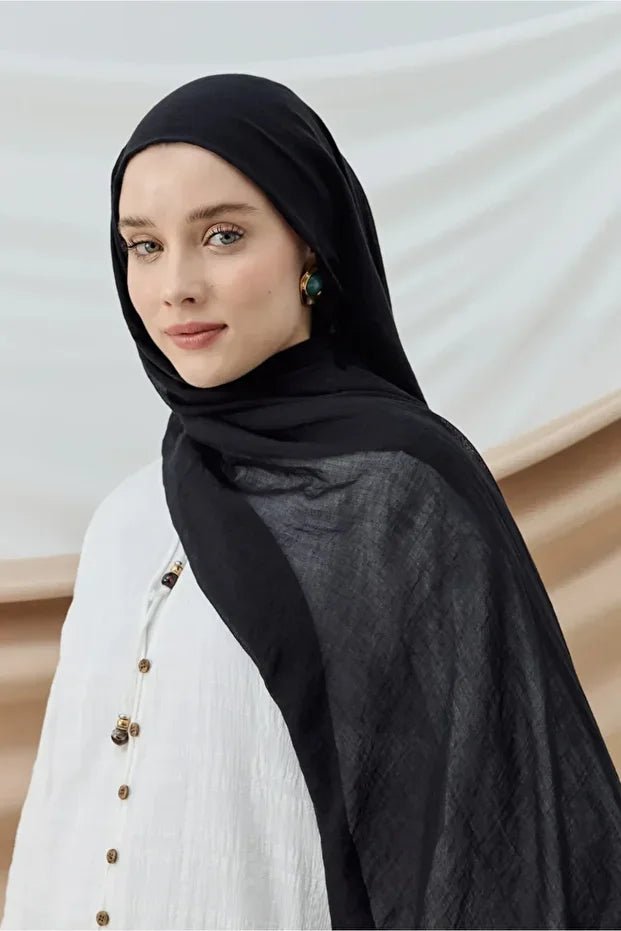 Aya Series Shawl-Black 91